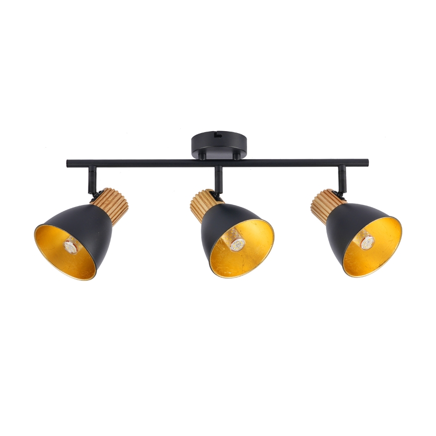 Brilagi - Candeeiro de focos ODENSE 3xE14/10W/230V madeira/preto