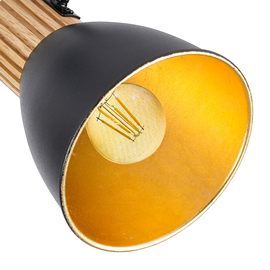 Brilagi - Candeeiro de focos ODENSE 4xE14/10W/230V madeira/preto