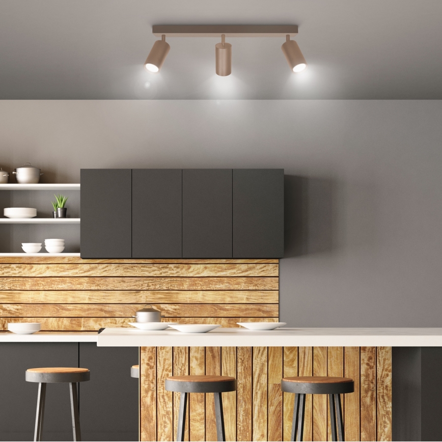 Brilagi - Candeeiro de focos SELE 3xGU10/30W/230V bege