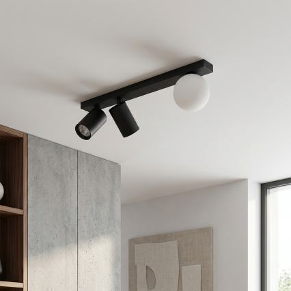 Brilagi - Candeeiro de focos SELE BALL 2xGU10/30W/230V + 1xG9/10W preto