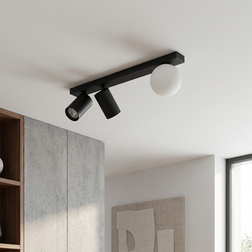 Brilagi - Candeeiro de focos SELE BALL 2xGU10/30W/230V + 1xG9/10W preto