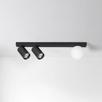 Brilagi - Candeeiro de focos SELE BALL 2xGU10/30W/230V + 1xG9/10W preto