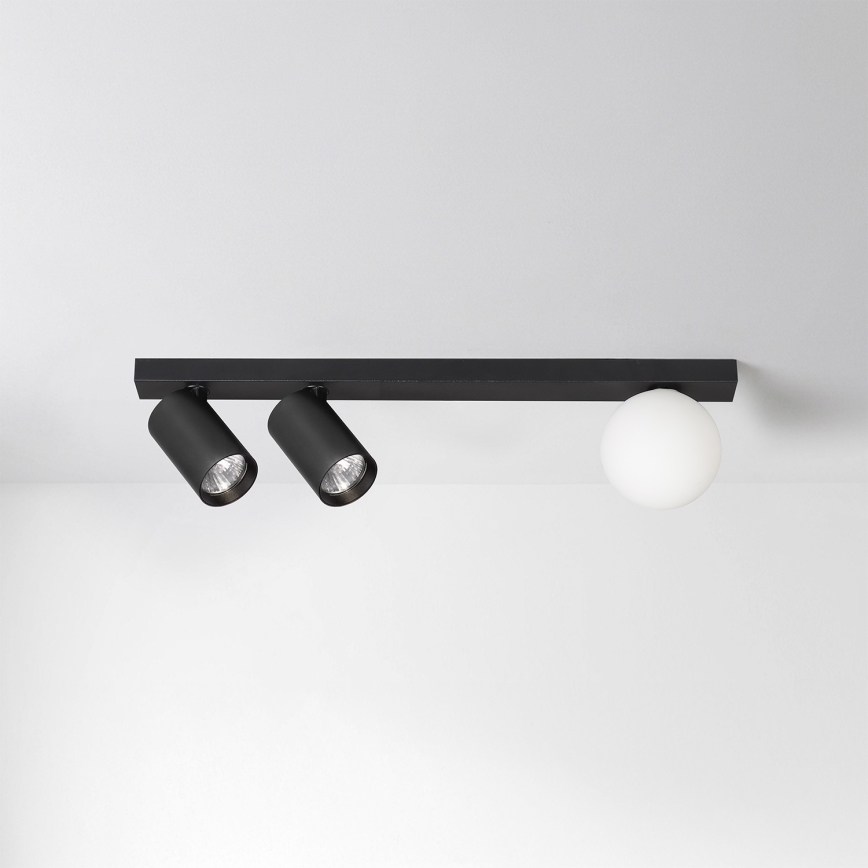 Brilagi - Candeeiro de focos SELE BALL 2xGU10/30W/230V + 1xG9/10W preto