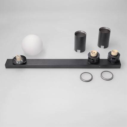 Brilagi - Candeeiro de focos SELE BALL 2xGU10/30W/230V + 1xG9/10W preto