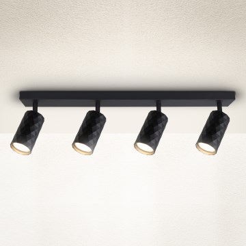 Brilagi - Candeeiro de focos SELE DIAMANT 4xGU10/30W/230V preto