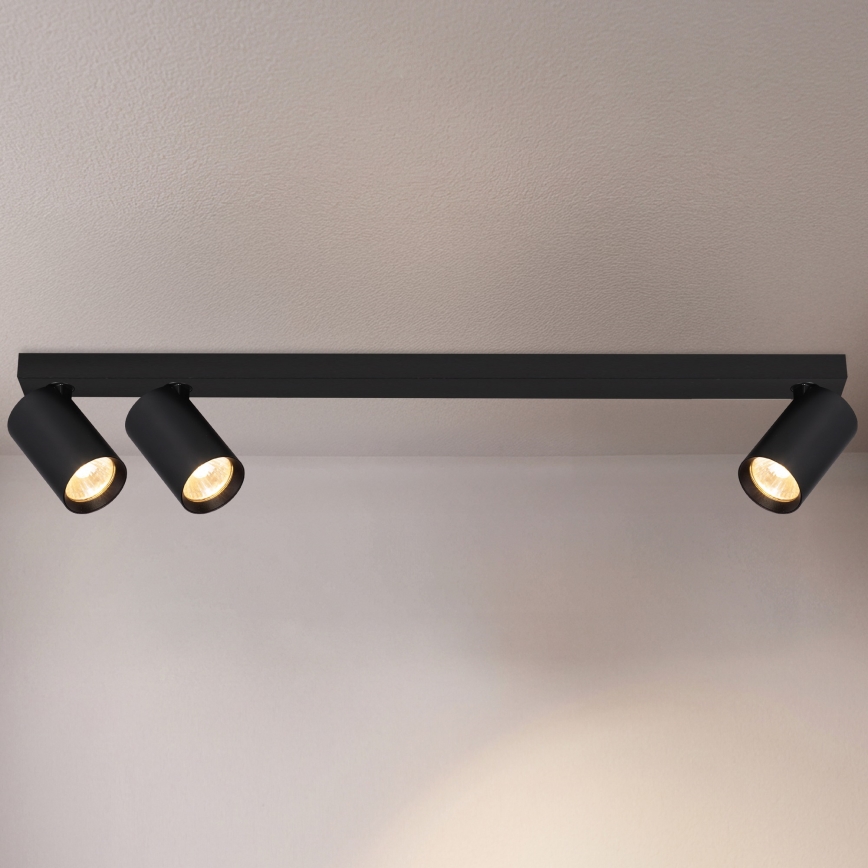 Brilagi - Candeeiro de focos SELE LONG 3xGU10/30W/230V preto