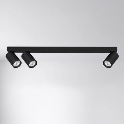 Brilagi - Candeeiro de focos SELE LONG 3xGU10/30W/230V preto
