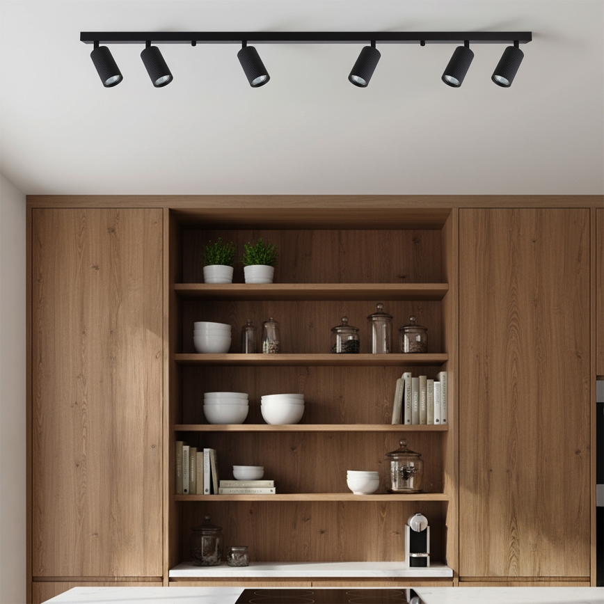 Brilagi - Candeeiro de focos SELE MODERN 6xGU10/30W/230V preto