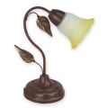 BRILAGI - Candeeiro de mesa BLOSSOM 1xE27/40W/230V pátina/latão
