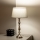 Brilagi - Candeeiro de mesa CERIA 1xE27/60W/230V diâmetro 25 cm cromo brilhante/cinzento