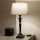 Brilagi - Candeeiro de mesa CERIA 1xE27/60W/230V Ø 25 cm preto/cinzento