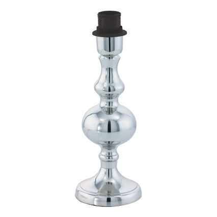 BRILAGI - Candeeiro de mesa CERIA 1xE27/60W/230V Ø 30 cm cromado brilhante/branco