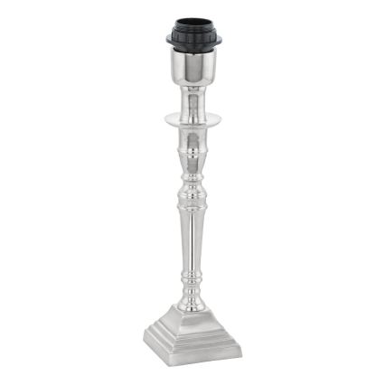 BRILAGI - Candeeiro de mesa CERIA 1xE27/60W/230V Ø 30 cm prateado/branco
