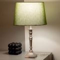 BRILAGI - Candeeiro de mesa CERIA 1xE27/60W/230V Ø 30 cm prateado/verde