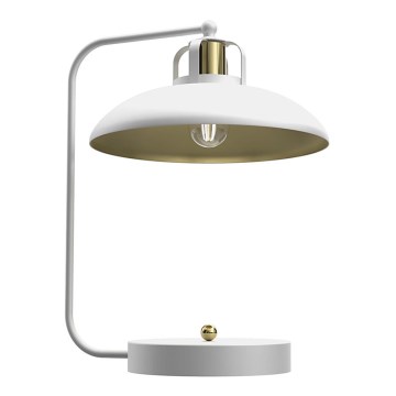 Brilagi - Candeeiro de mesa FLAMENGO 1xE27/60W/230V branco