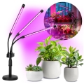 BRILAGI - Candeeiro de mesa flexível regulável LED para plantas em crescimento VITABLOOM 3xLED/10W/230V preto