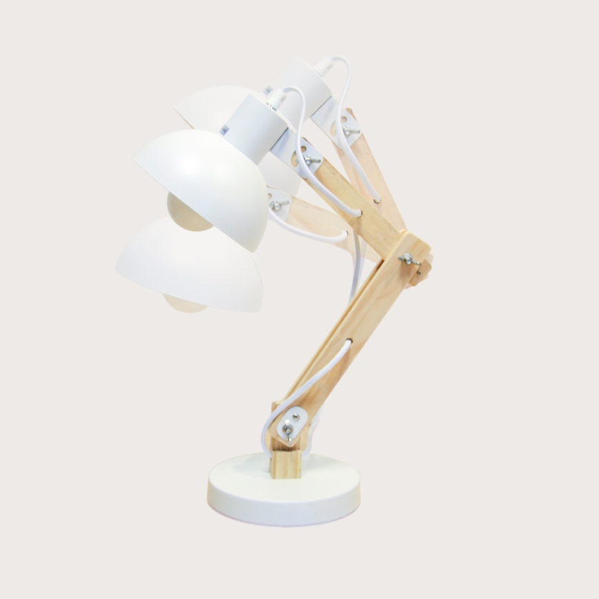 Brilagi - Candeeiro de mesa FOCUS 1xE27/40W/230V branco