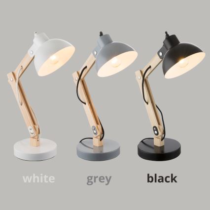 Brilagi - Candeeiro de mesa FOCUS 1xE27/40W/230V preto