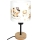 Brilagi - Candeeiro de mesa infantil BOBO WOOD 1xE27/25W/230V carvalho/preto/branco/ursinhos