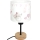 Brilagi - Candeeiro de Mesa Infantil BOBO WOOD 1xE27/25W/230V carvalho/preto/creme/coelhinhos