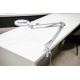 Brilagi - Candeeiro de mesa LED com regulação e lupa LENS LED/12W/5V 3000/4200/6000K branco
