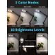 Brilagi - Candeeiro de mesa LED com regulação e lupa LENS LED/12W/5V 3000/4200/6000K preto