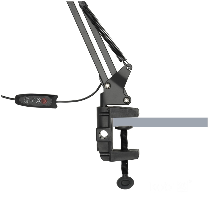 Brilagi - LED Regulação flexível candeeiro de mesa VARIO LED/15W/230V 3000-6000K preto