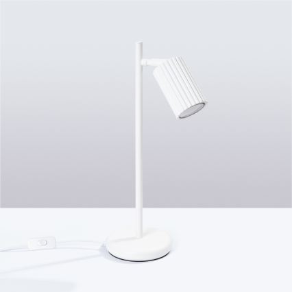 Brilagi - Candeeiro de mesa LED CRESTO 1xGU10/10W/230V branco
