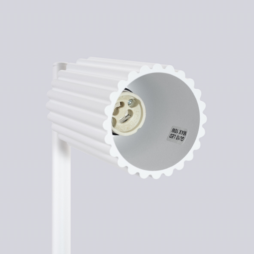 Brilagi - Candeeiro de mesa LED CRESTO 1xGU10/10W/230V branco
