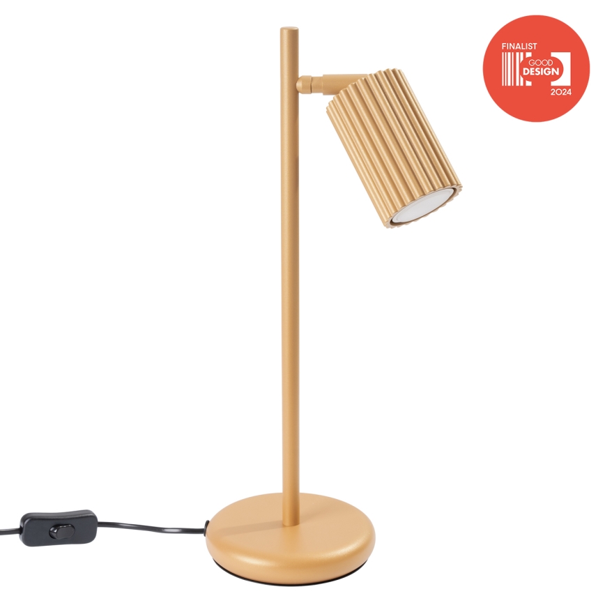 Brilagi - Candeeiro de mesa LED CRESTO 1xGU10/10W/230V dourado
