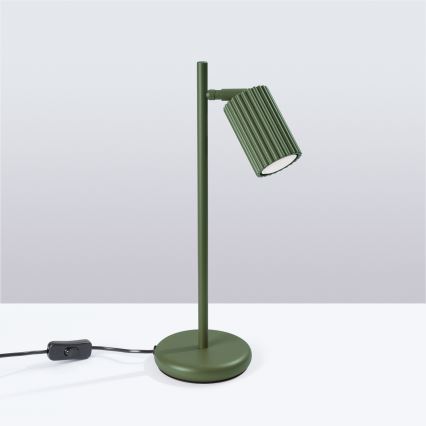 Brilagi - Candeeiro de Mesa LED CRESTO 1xGU10/10W/230V verde