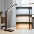 Brilagi - Candeeiro de mesa LED dimerizável MODO LED/7W/230V 3000/4000/6500K castanho