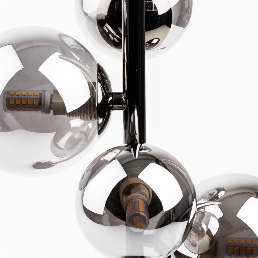 Brilagi - Candeeiro de mesa LED MILLA 4xG9/3W/230V cromado brilhante/fumado