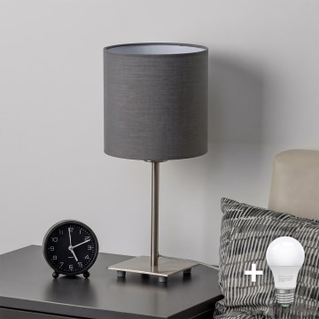 Brilagi - Candeeiro de mesa LED NUBILA 1xE27/60W/230V antracite