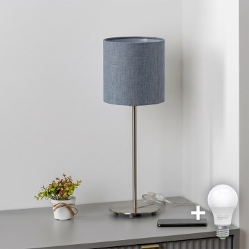 Brilagi - Candeeiro de Mesa LED NUBILA 1xE27/60W/230V azul escuro