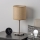 Brilagi - Candeeiro de Mesa LED NUBILA 1xE27/60W/230V castanho claro