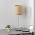 Brilagi - Candeeiro de Mesa LED NUBILA 1xE27/60W/230V castanho claro