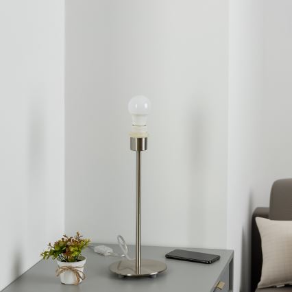 Brilagi - Candeeiro de Mesa LED NUBILA 1xE27/60W/230V castanho claro