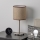 Brilagi - Candeeiro de mesa LED NUBILA 1xE27/60W/230V castanho