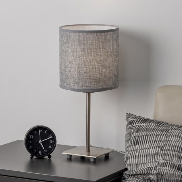 Brilagi - Candeeiro de mesa LED NUBILA 1xE27/60W/230V cinzento