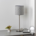 Brilagi - Candeeiro de Mesa LED NUBILA 1xE27/60W/230V cinzento