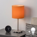 Brilagi - Candeeiro de Mesa LED NUBILA 1xE27/60W/230V laranja