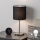 Brilagi - Candeeiro de mesa LED NUBILA 1xE27/60W/230V preto