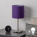Brilagi - Candeeiro de Mesa LED NUBILA 1xE27/60W/230V roxo