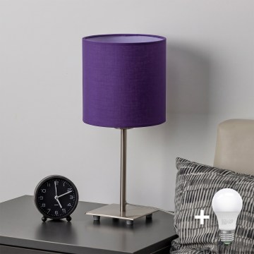 Brilagi - Candeeiro de Mesa LED NUBILA 1xE27/60W/230V roxo