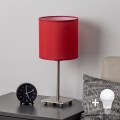 Brilagi - Candeeiro de Mesa LED NUBILA 1xE27/60W/230V vermelho