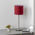 Brilagi - Candeeiro de mesa LED NUBILA 1xE27/60W/230V vermelho pompeiano
