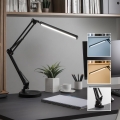 BRILAGI - Candeeiro de Mesa LED Regulável 2 em 1 USB VARIO LED/14W/5V 3000-6000K preto