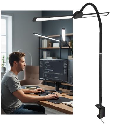 Brilagi - Candeeiro de mesa LED regulável USB VARIO LED/14W/5V 3000-6000K preto