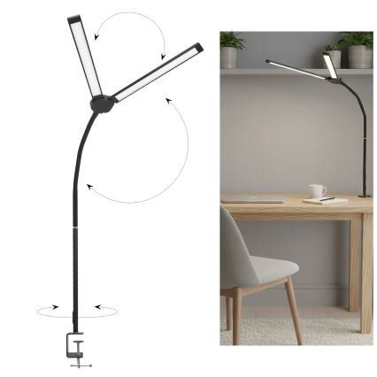 Brilagi - Candeeiro de mesa LED regulável USB VARIO LED/14W/5V 3000-6000K preto